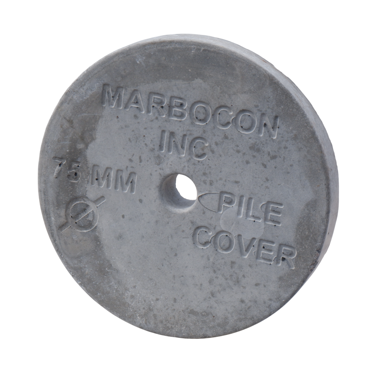 75MM Circular Pile Cover Front View